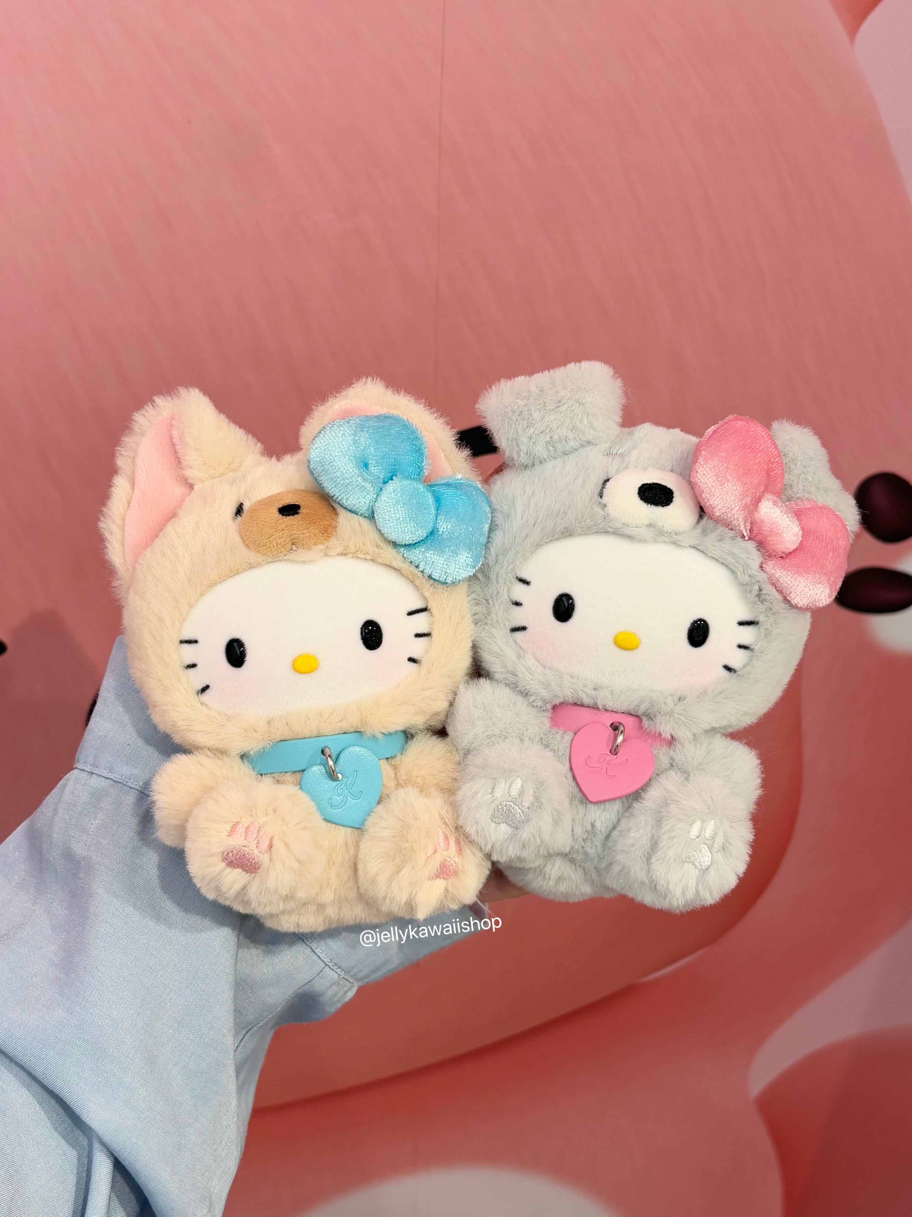 Hello Kitty Puppy Party Series Plush Keychain Blind Box