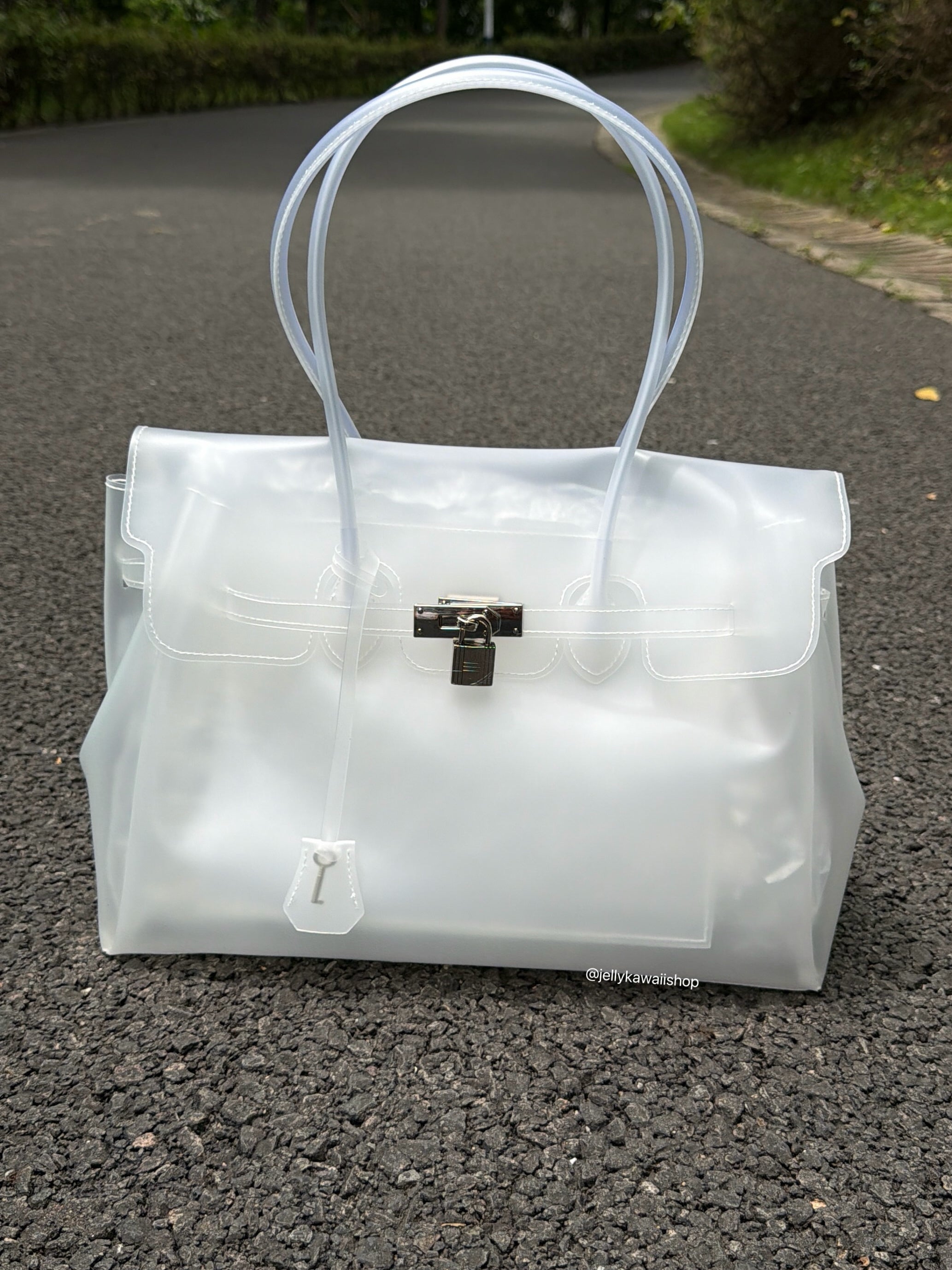 Girly Jelly Tote TPU Shoulder Bag
