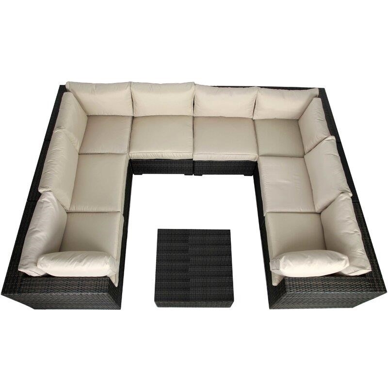 Amarantha 6 - Person Seating Group with Cushions