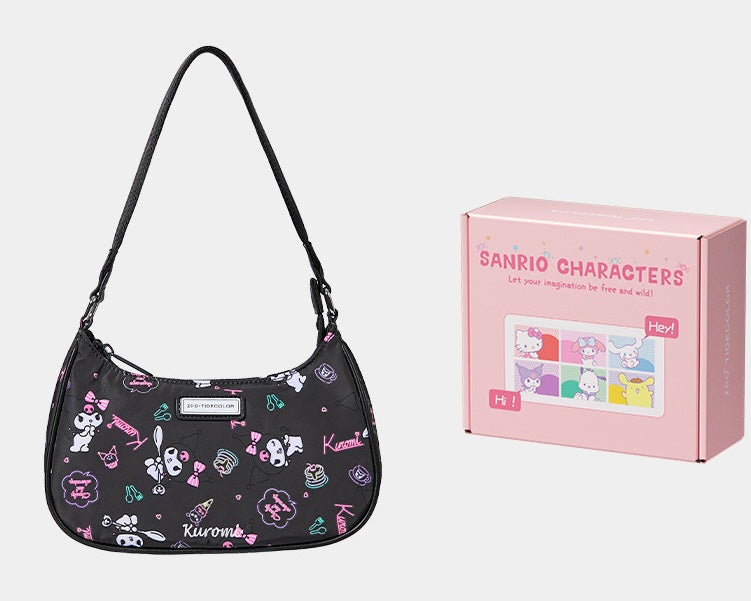 Sanrio Hobo Bag Nylon Shoulder Bags Top Handle Purse（gift box packaging）