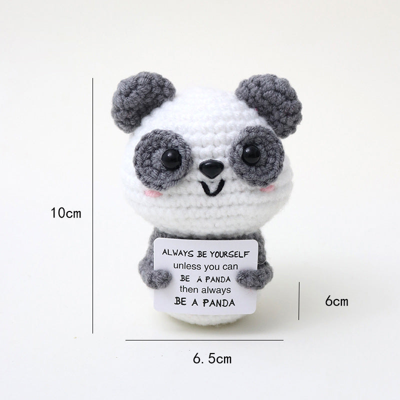Emotional Support Knitted Doll 100% Knitted Dolls - 10x Compensation for Fakes, Free Returns