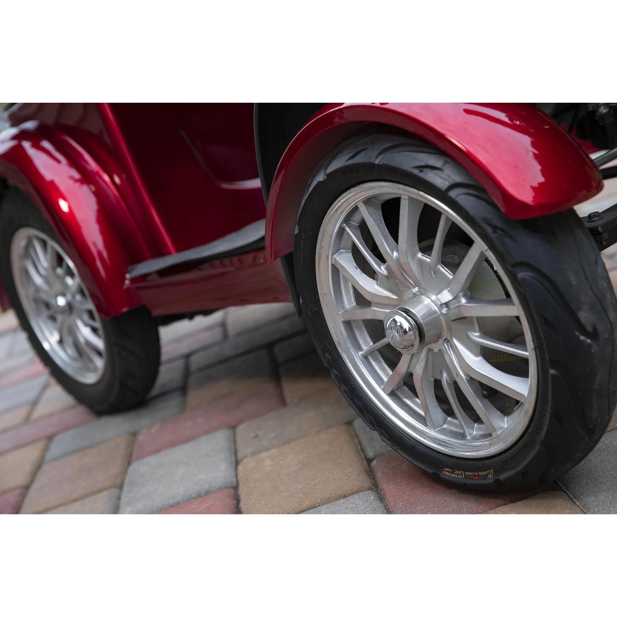 Heavy Duty 4-Wheel Mobility Scooter - 60V/20Ah,35 Miles for Seniors 500lbs with Adjustable Seat and Drum Brake