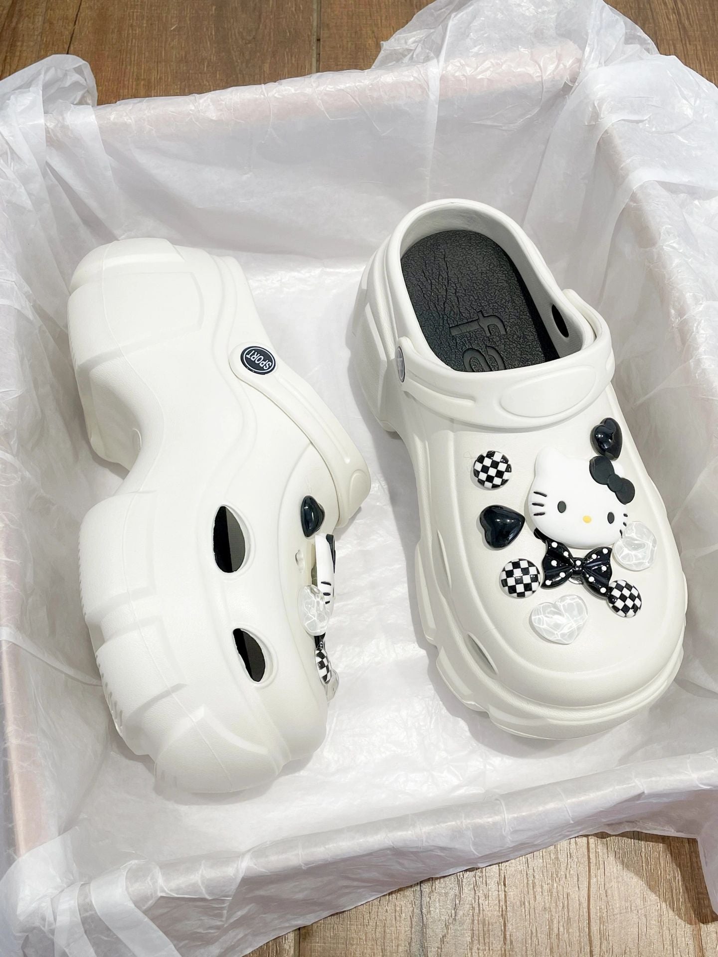 Hellokitty Clogs Platform Shoes Sandal