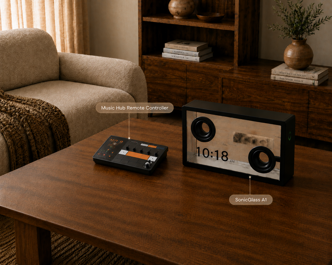 🏭 Factory Promotion – AI Lyric Transparent Speaker, See Your Music Come Alive 🎶✨