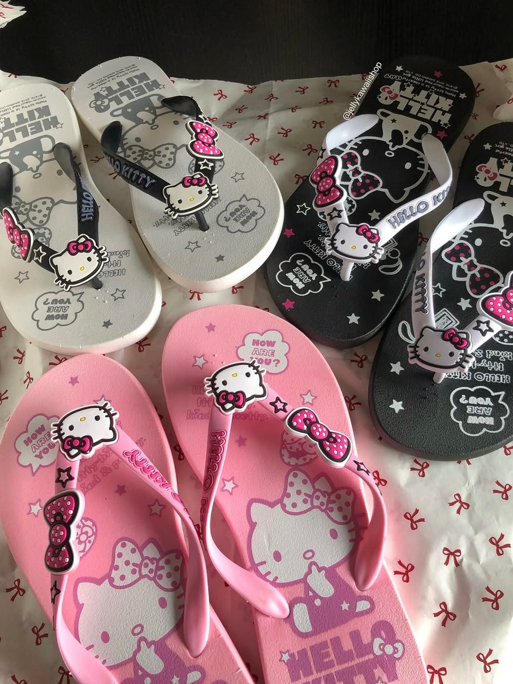 Hellokitty Women Beach Summer Flip Flop Sandals