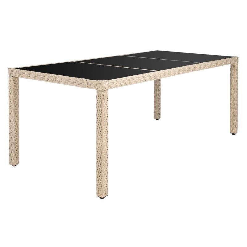Hailee Rectangular 8 - Person 76.8'' Long Dining Set with Cushions