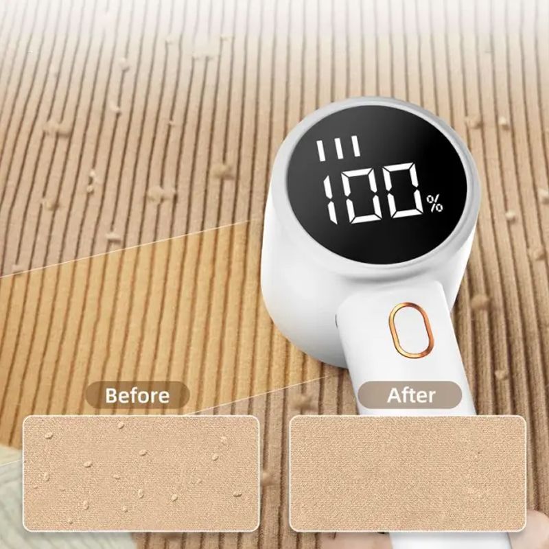 2600mAh Fabric Shaver Lint Remover with Digital Display