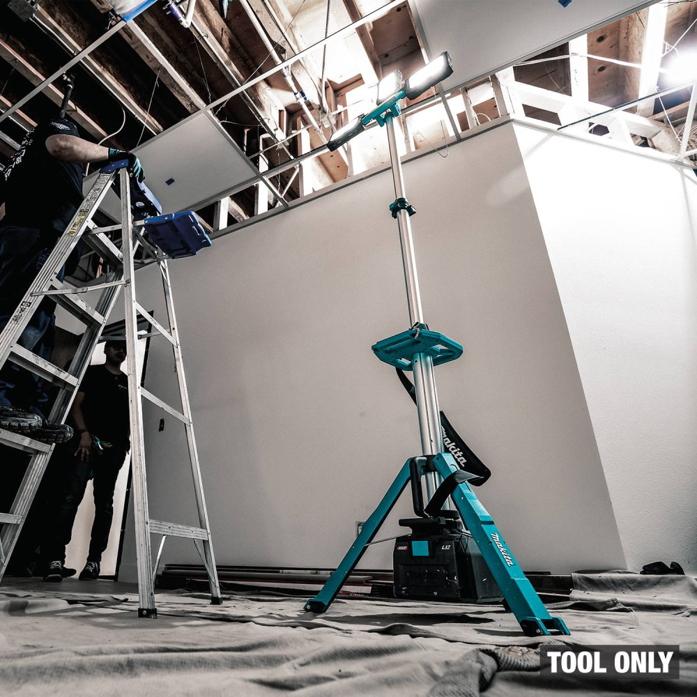 🔥 Special Offer: 15,000-Lumen Cordless LED Tower Light | 3 Adjustable Heads, 8 ft. Height — Light Only