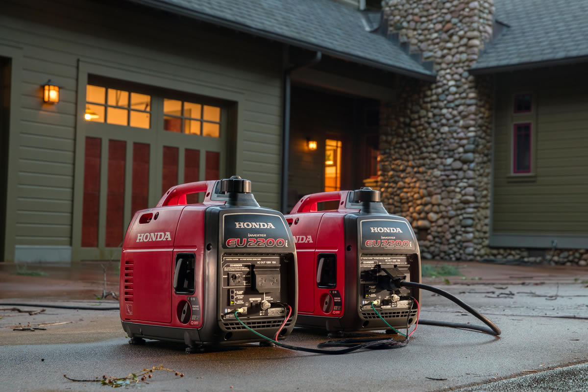 2200-Watt Remote Stop/Recoil Start Bluetooth Super Quiet Gasoline Powered Inverter Generator with Advanced CO Shutdown