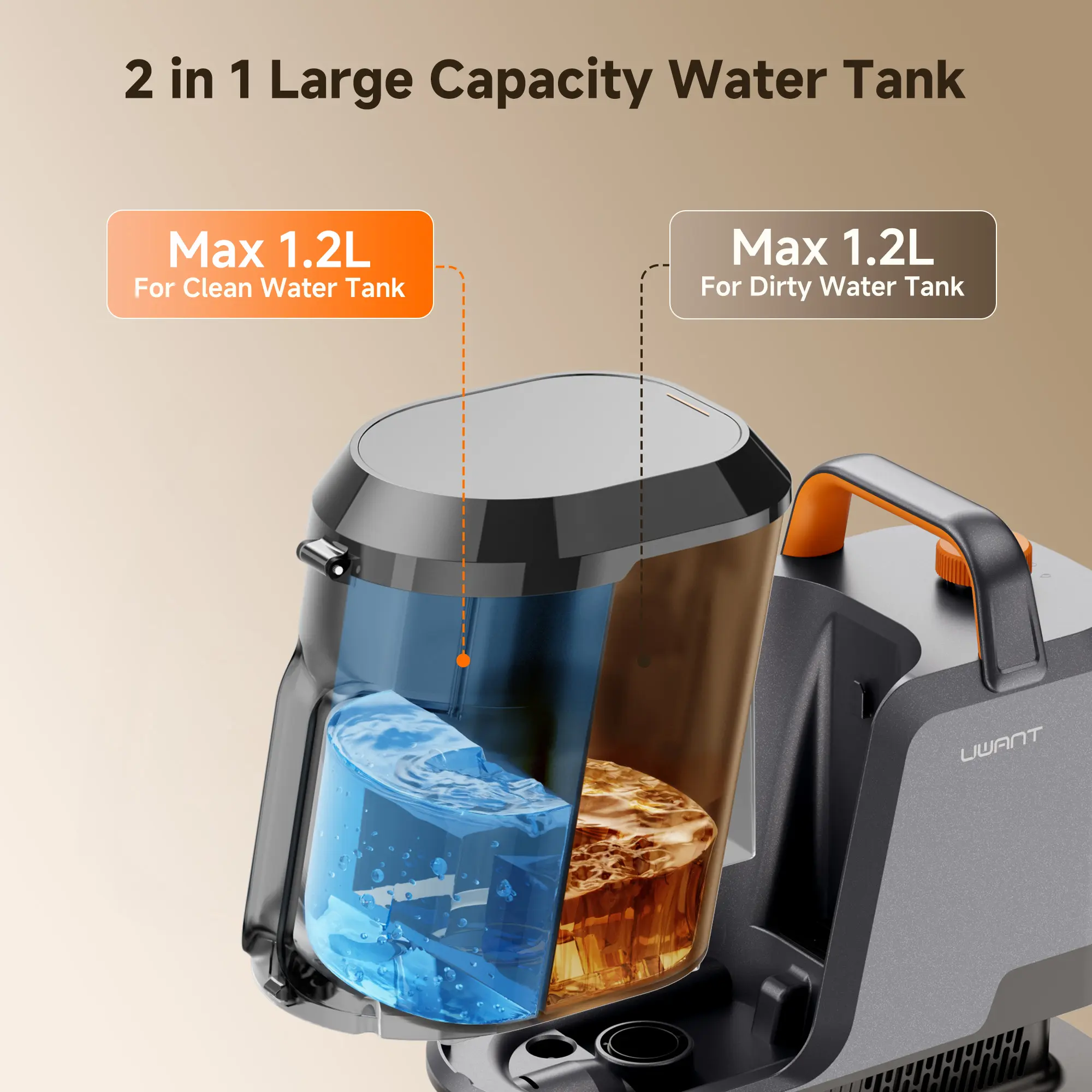 Portable Carpet Cleaner Machine ZY, 18000Pa