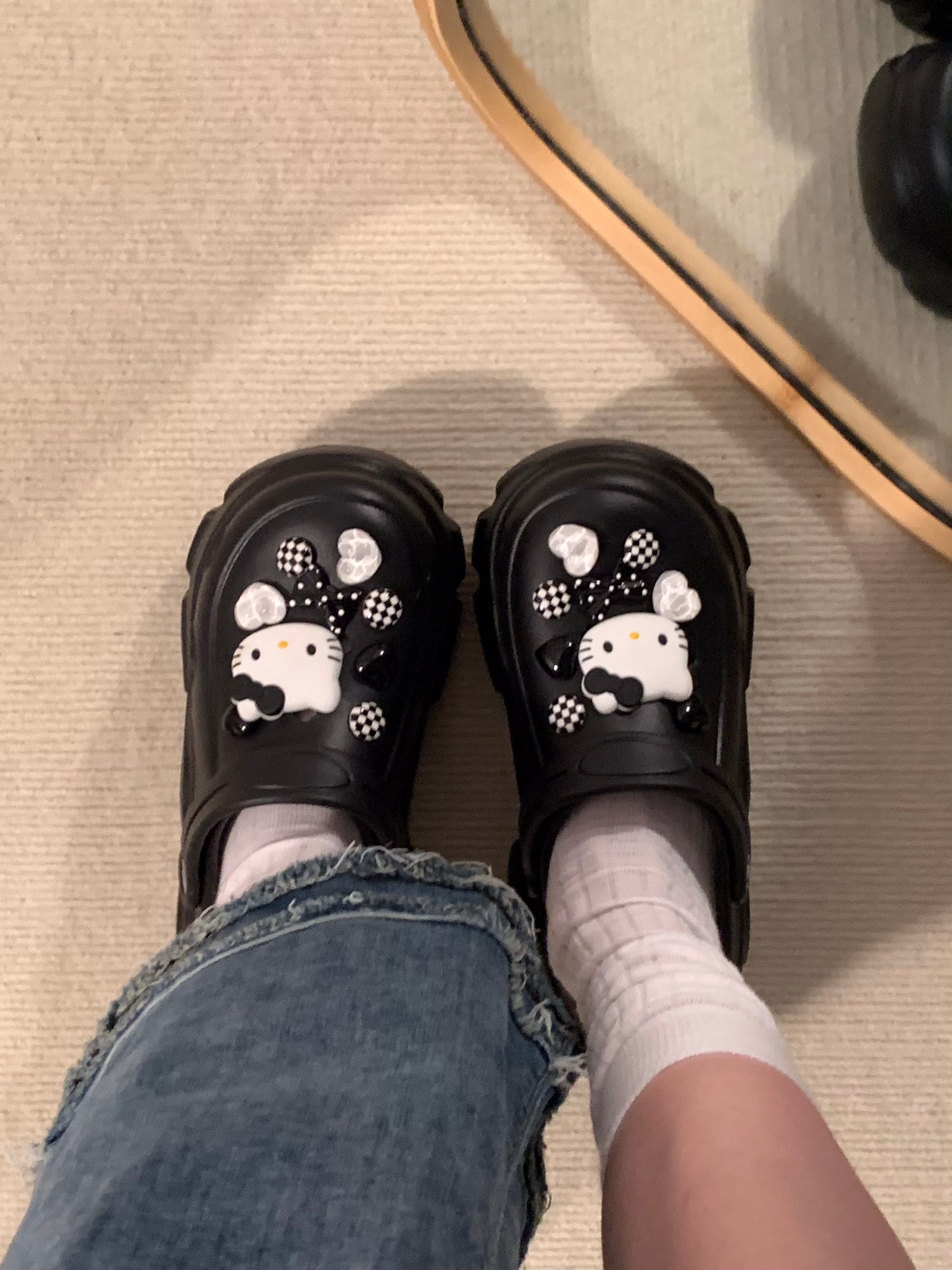 Hellokitty Clogs Platform Shoes Sandal