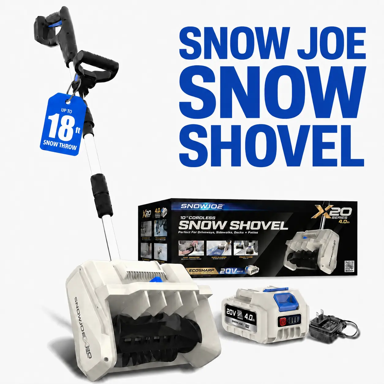 20V Cordless Snow Shovel Kit (X20)