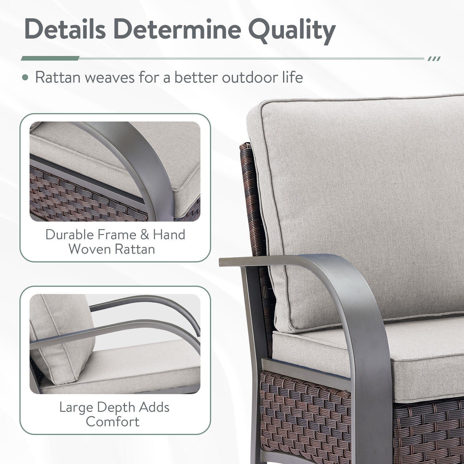 Outdoor Patio Chair with Fire Pit Table Set