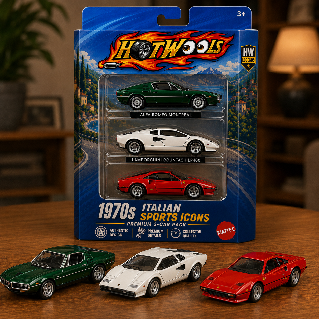 1970s Italian Sports Icons | Classic Supercar 3-Car Collector Edition