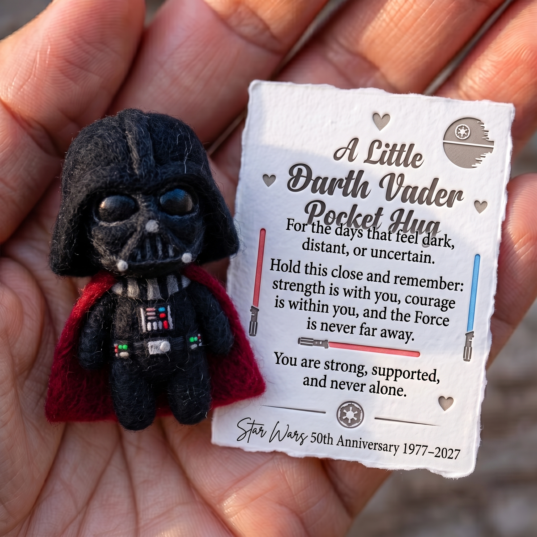 50th Anniversary Felt Pocket Hug Set