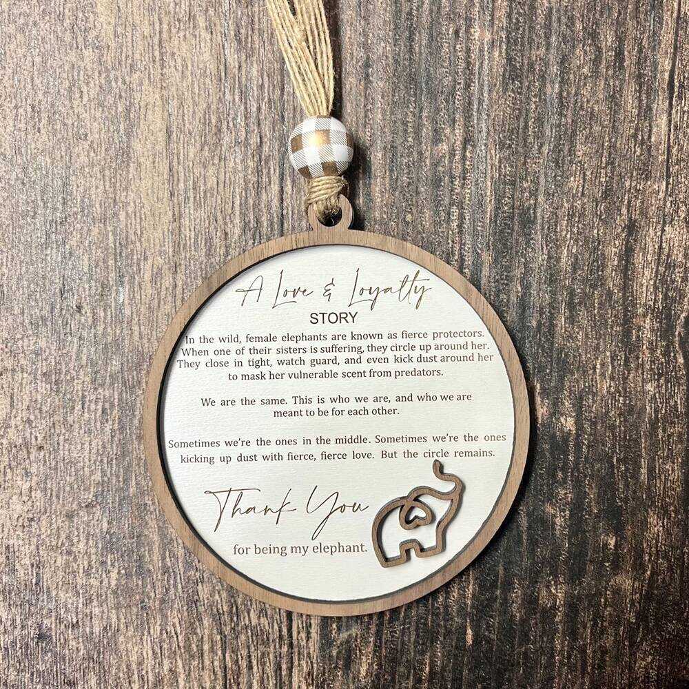 Sisterhood Elephant Gift Decoration