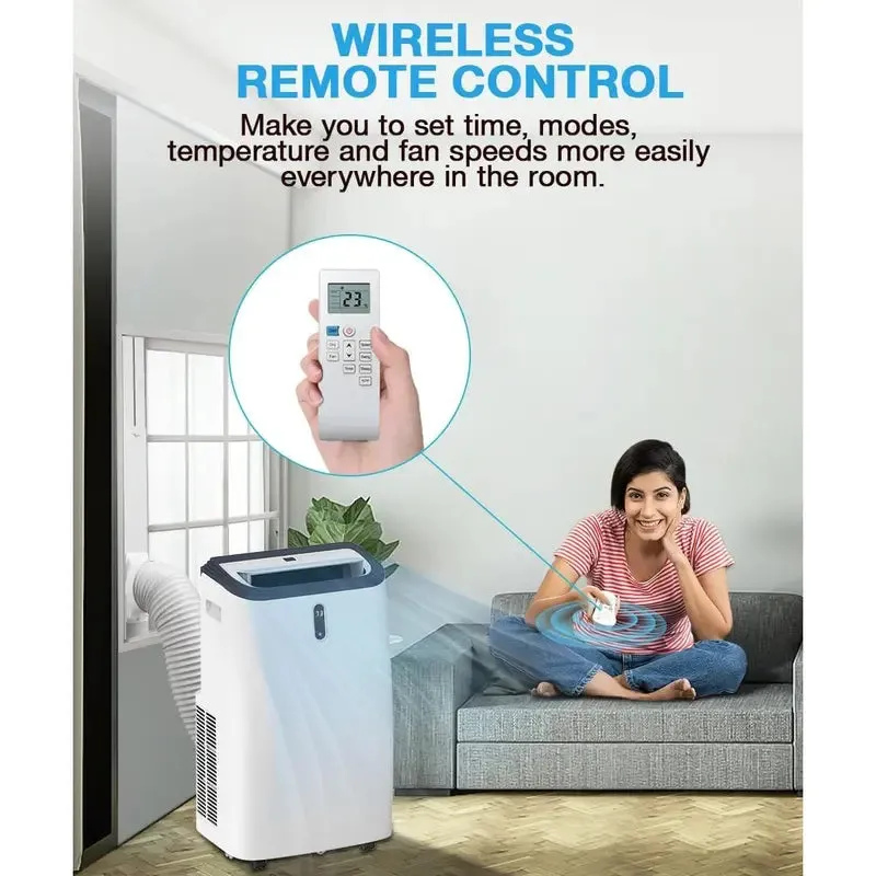 🔥 Summer Flash Sale | 14000 BTU Portable Air Conditioner – Fast Cooling for Rooms Up to 700 sq.ft, No Installation Needed
