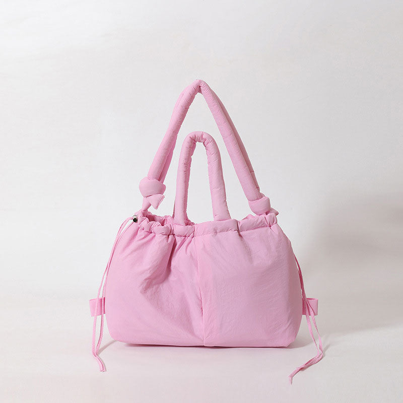 Down Bag Nylon Drawstring Backpack