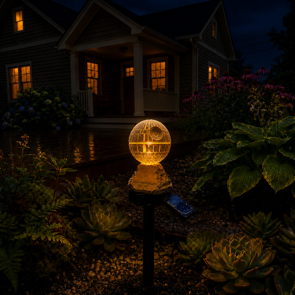 ✨Sci-Fi Starship Solar Garden Light