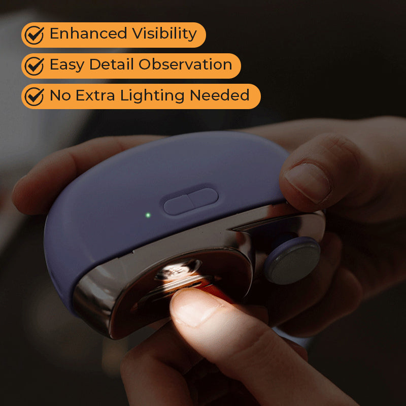 🎁 Hot Sale 49%OFF🔥3 in 1 Automatic Electric Nail Clipper with Polishing【Safe and convenient】