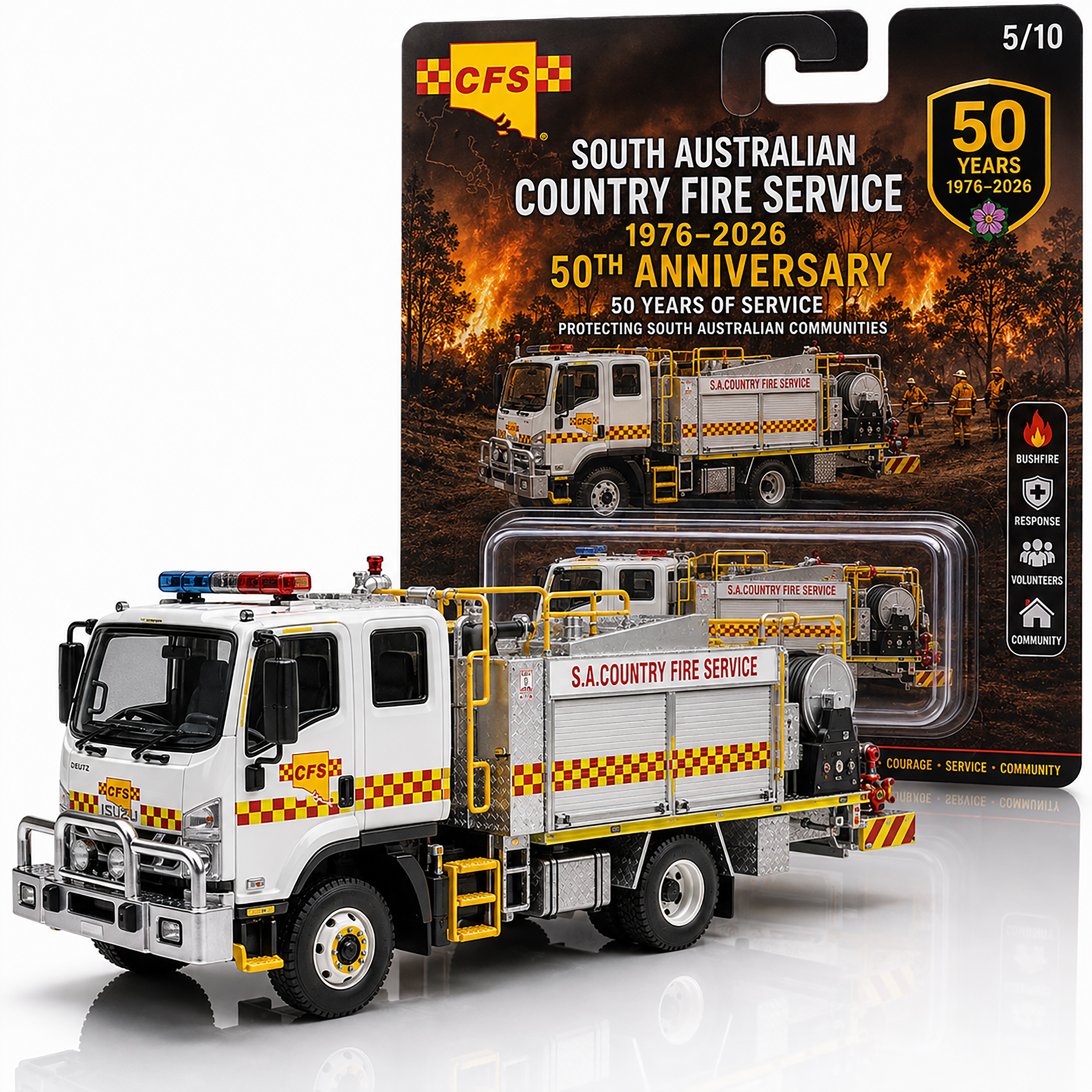 South Australia CFS 50th Anniversary Fire Truck Edition