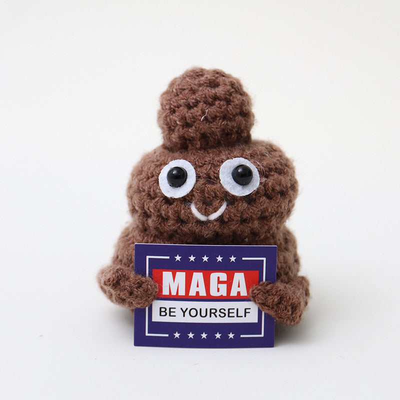 Emotional Support Knitted Doll 100% Knitted Dolls - 10x Compensation for Fakes, Free Returns