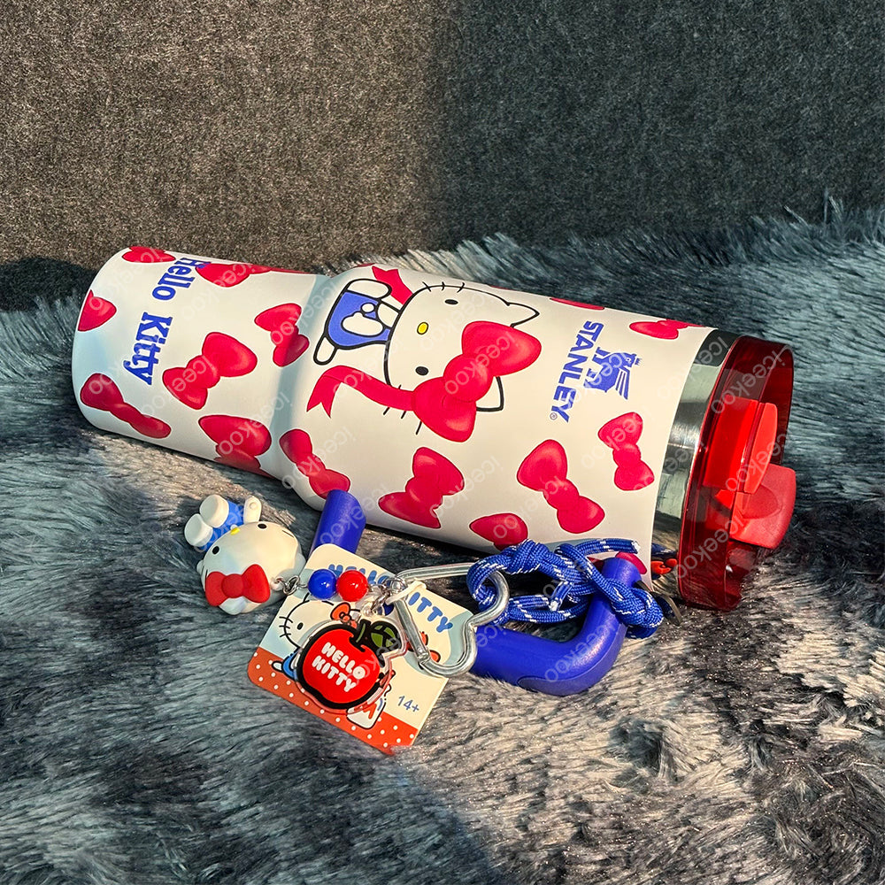 🦋Bow Kitty 40oz Tumbler 💕Includes Accessories💕