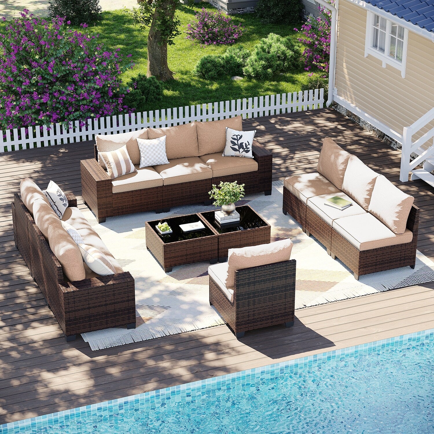 Patio Furniture Set , Outdoor Sectional Sofa Set