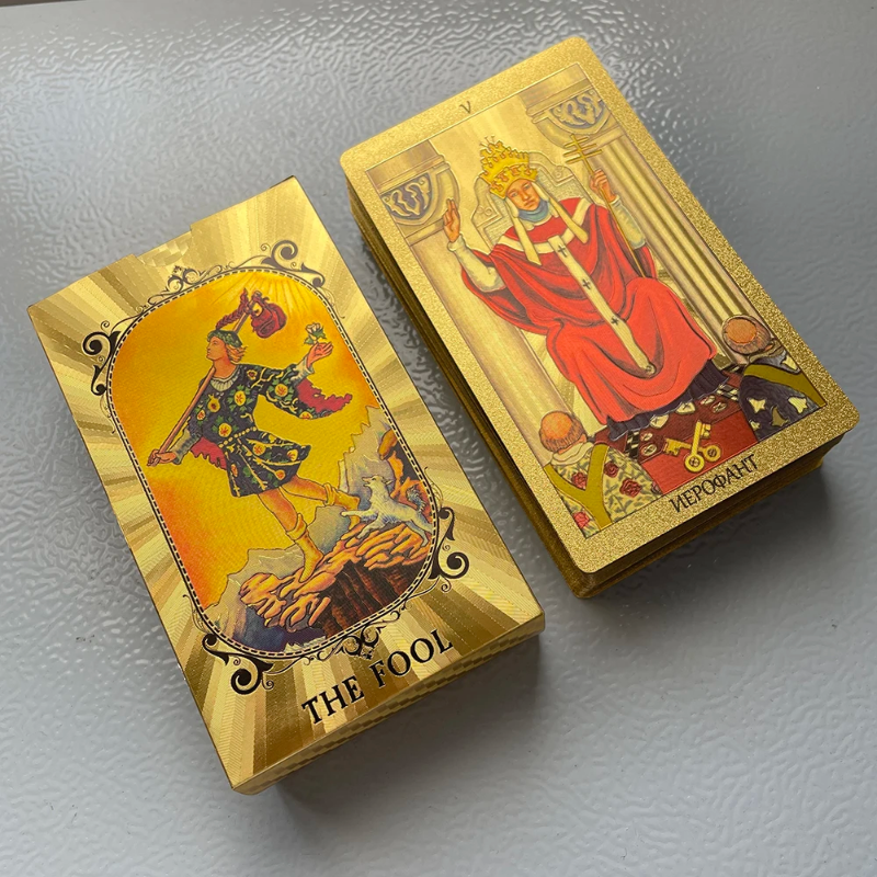 TarotCards – Mystiske gylne tarotkort