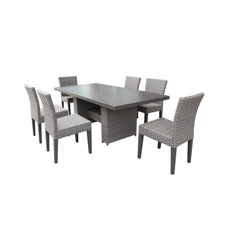 Kenwick Rectangular 6 - Person 80'' Long Dining Set