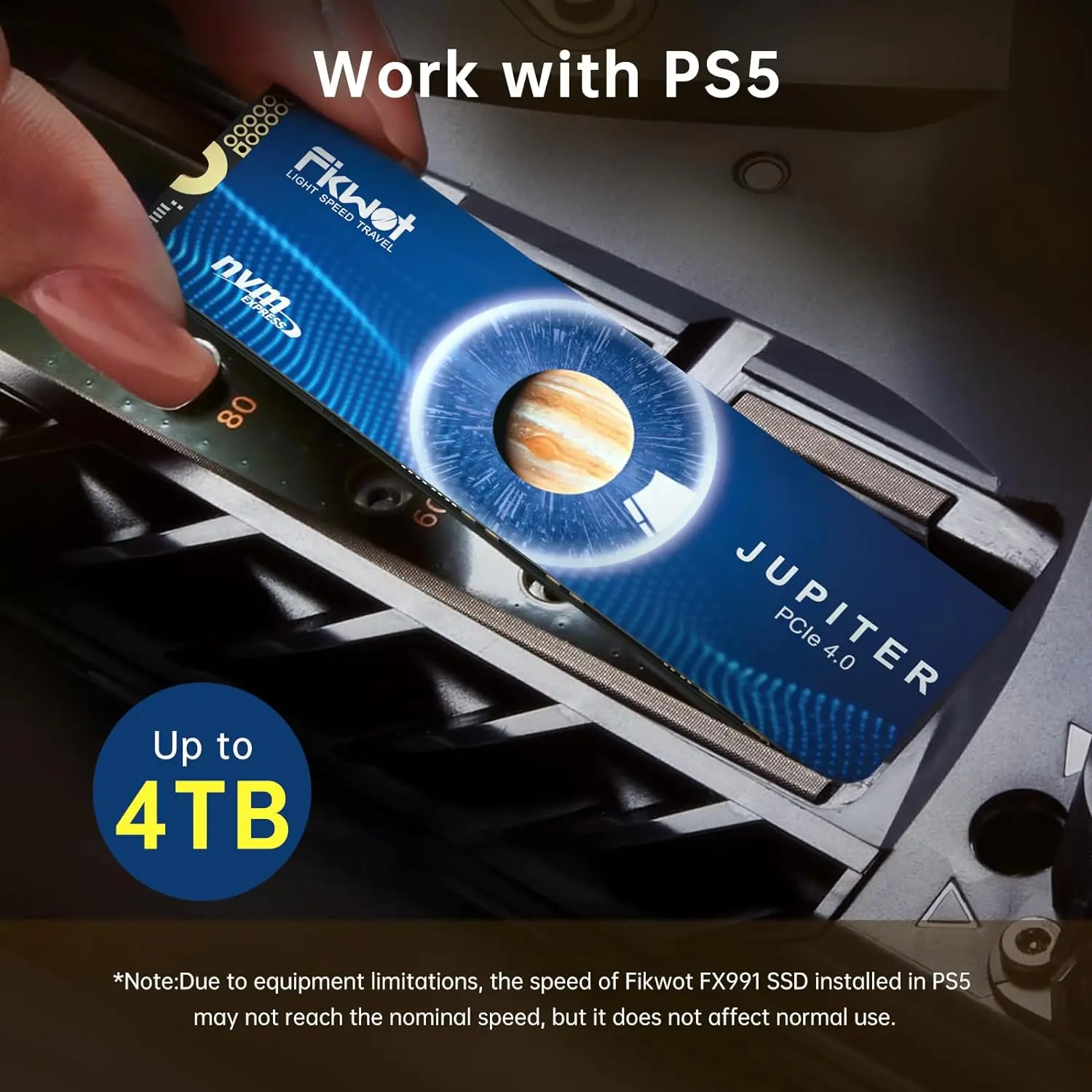 FX991/FX910 Internal Gaming SSD M.2 2280 PCIe Gen 4x4 NVMe - Up to 7300MB/s, 500GB-4TB