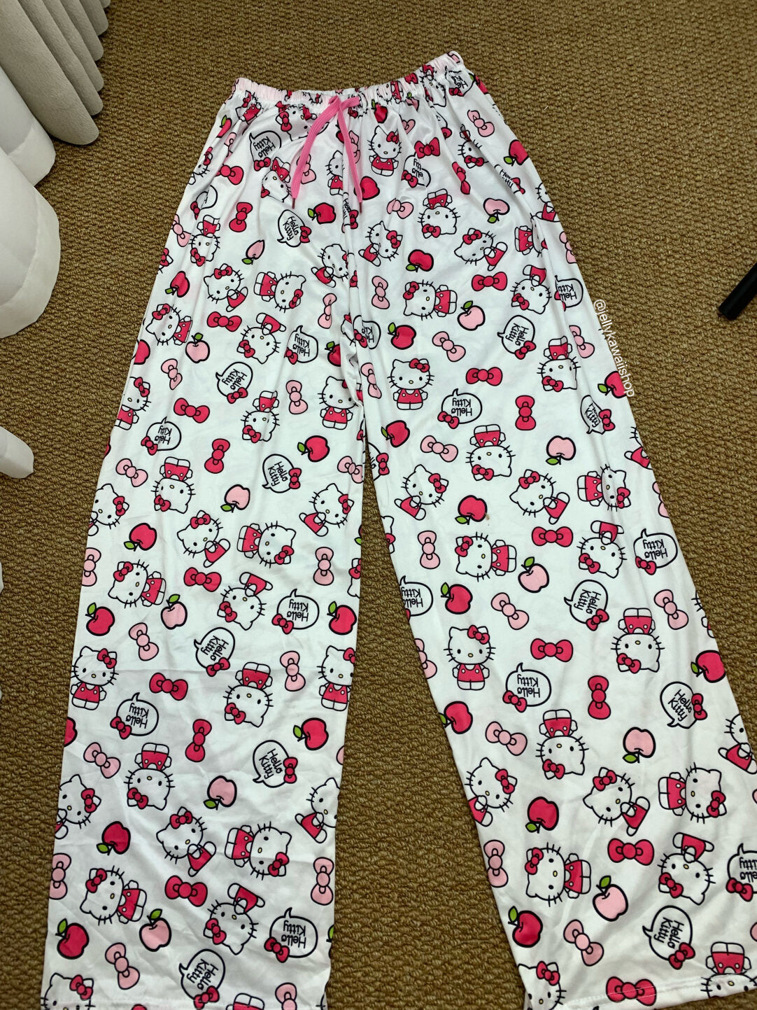 Hellokitty Pants Pajama Cute Soft Long Bottoms Women Pjs Pj Jammies Gift