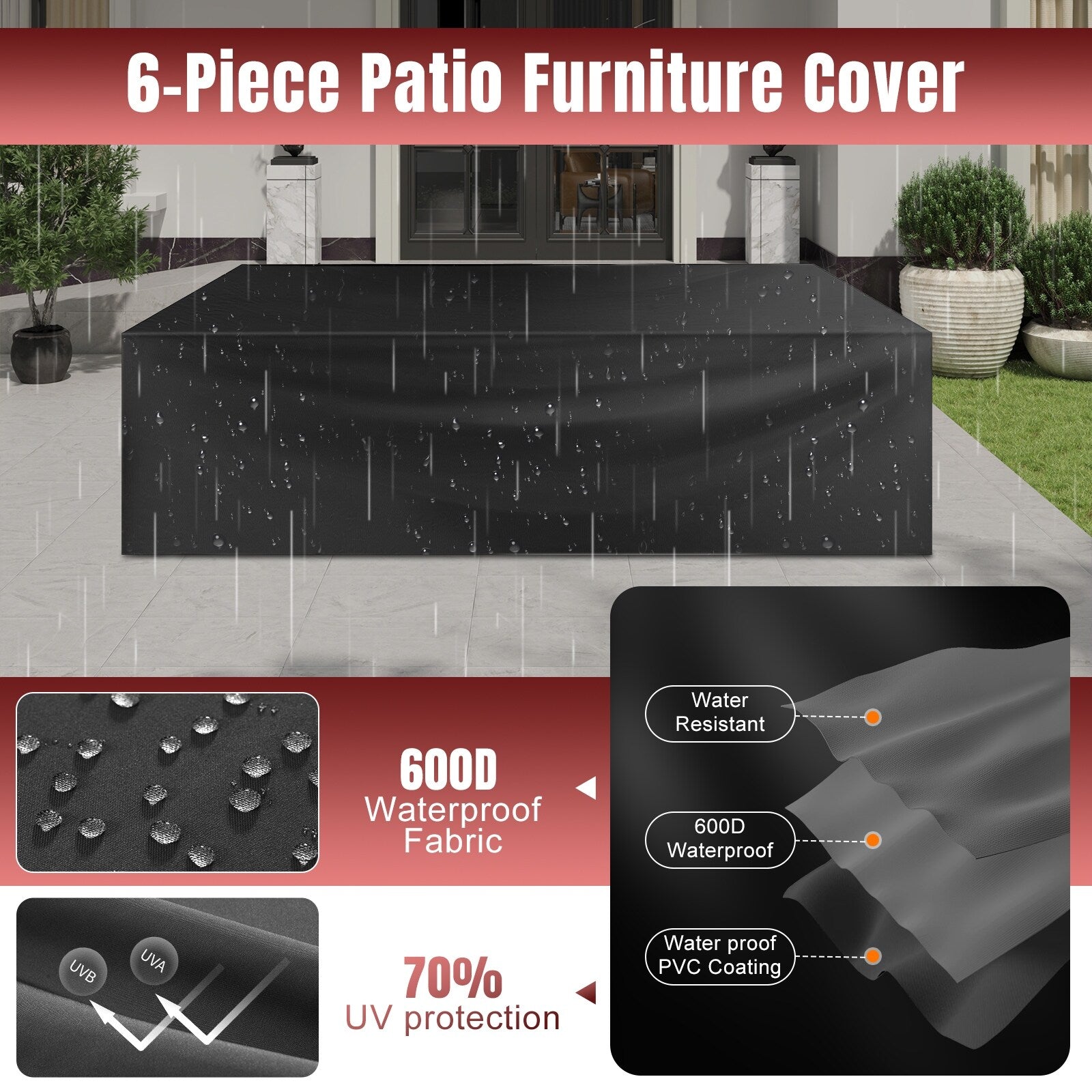 Patio Furniture Set , Outdoor Sectional Sofa Set