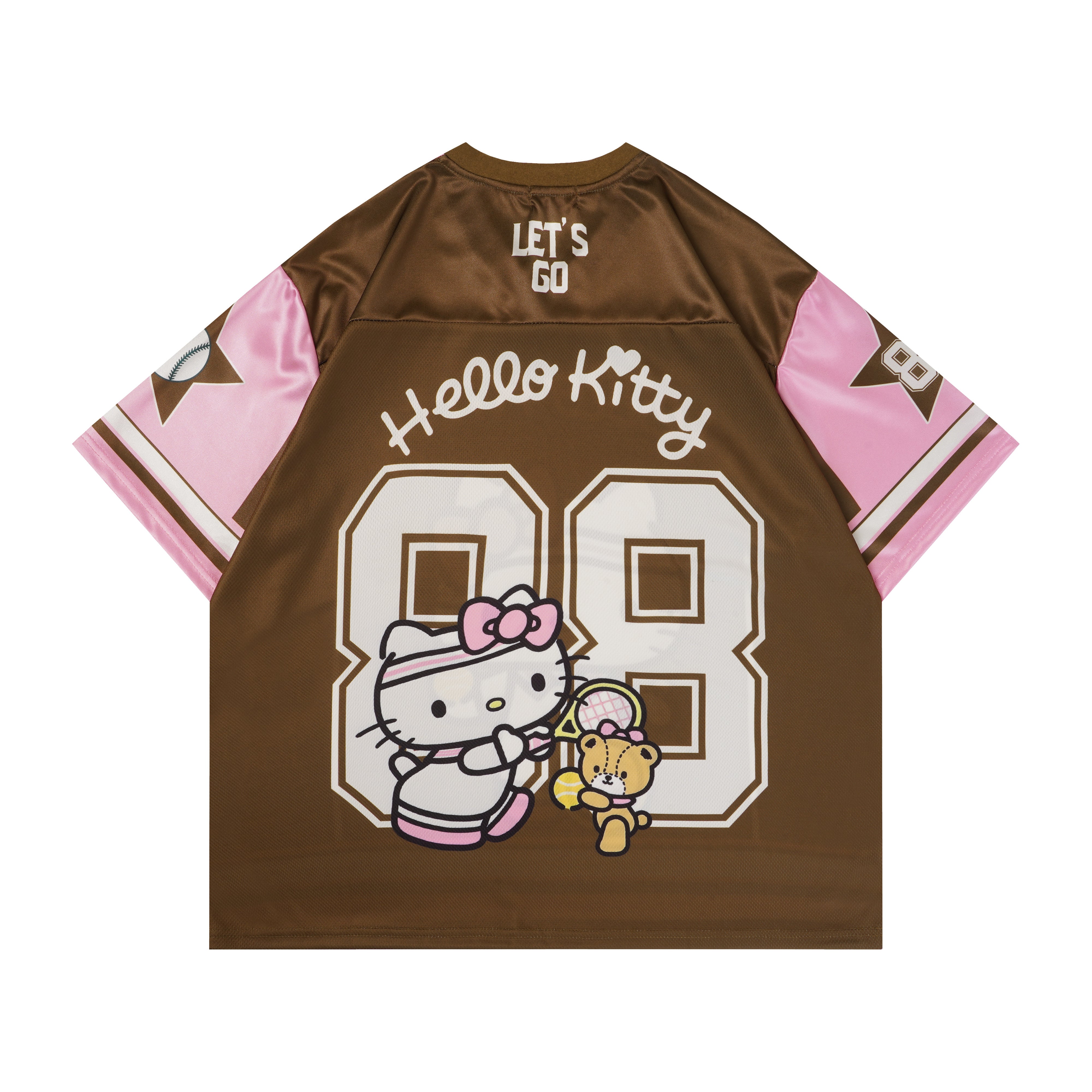Hellokitty Jersey Shirts Loose T-Shirts