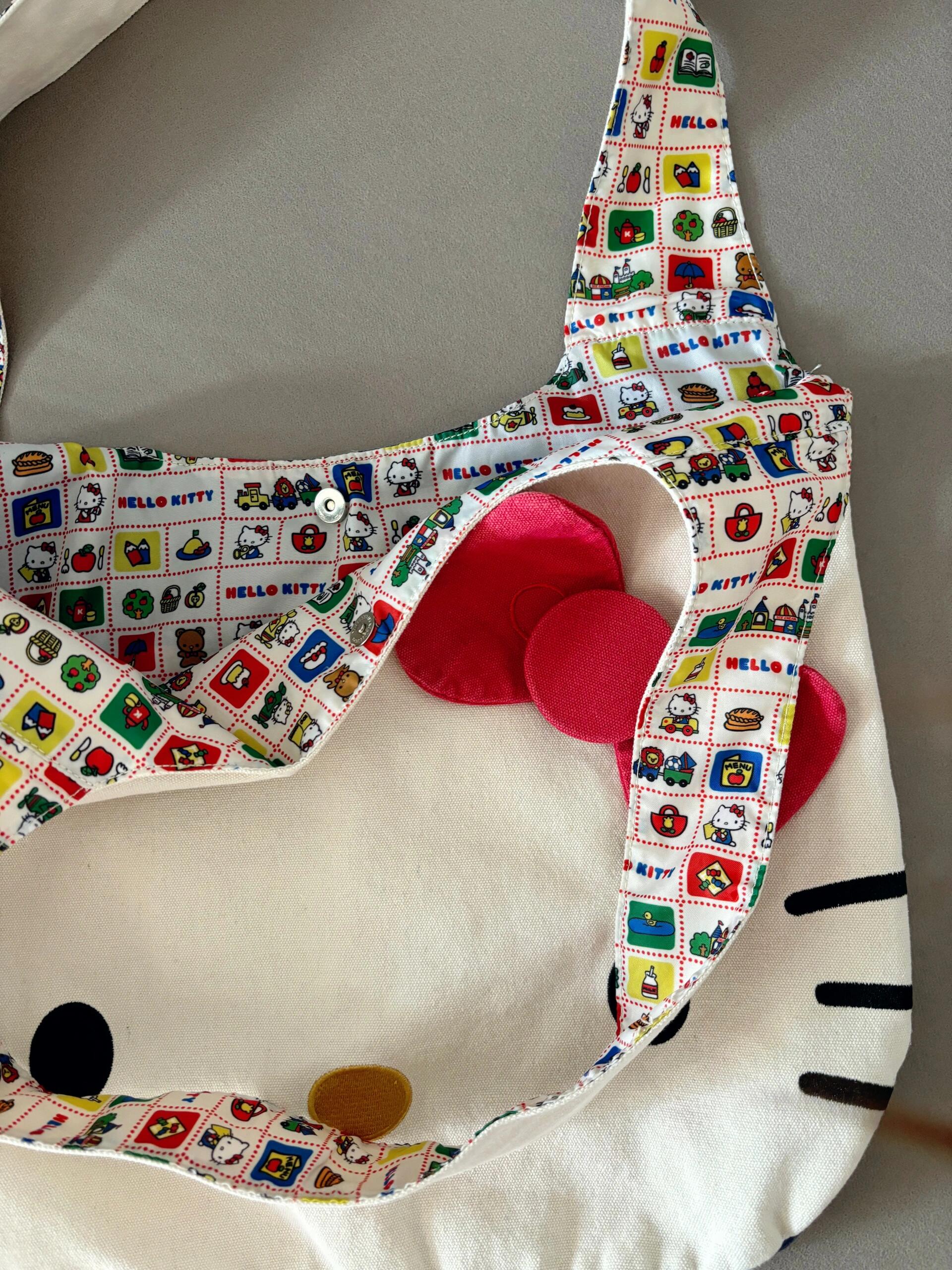 Hellokitty Tote Bag Shopping Bag Gym Bag Cat Lunch Bag