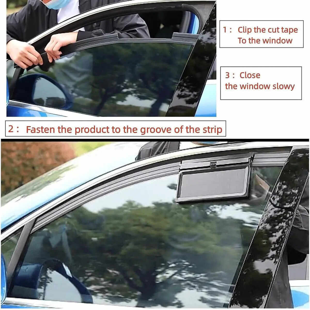 [Father's Day gift]Dual Outlet Solar Car Vent Fan Auto Air Circulation Cooling Exhaust Fan For Vehicle,Exhaust Fan