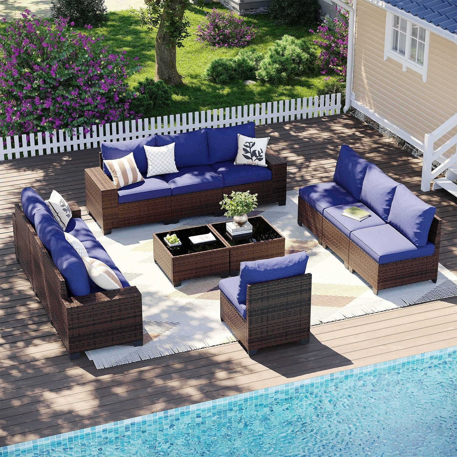 Patio Furniture Set , Outdoor Sectional Sofa Set