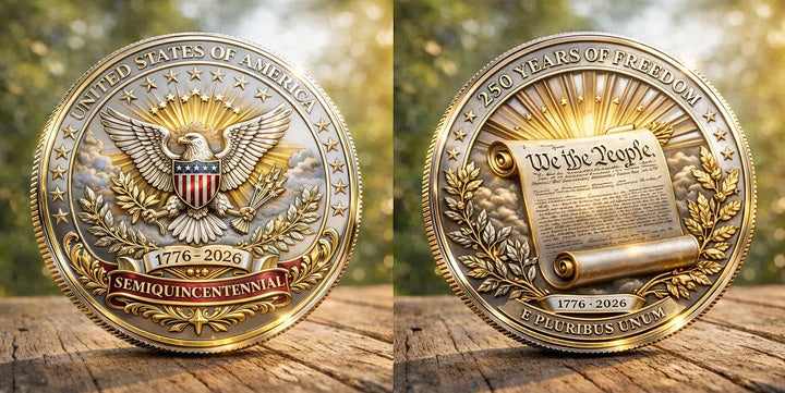 250 Years of Freedom 1776–2026 Commemorative Coin