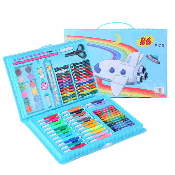 🎨 50% OFF HOT PROMOTION! ✨ Deluxe 6-in-1 Art Creativity Set - Includes Drawing Tools & 12 Colors for Kids' Creative Development 🧑‍🎨🌟