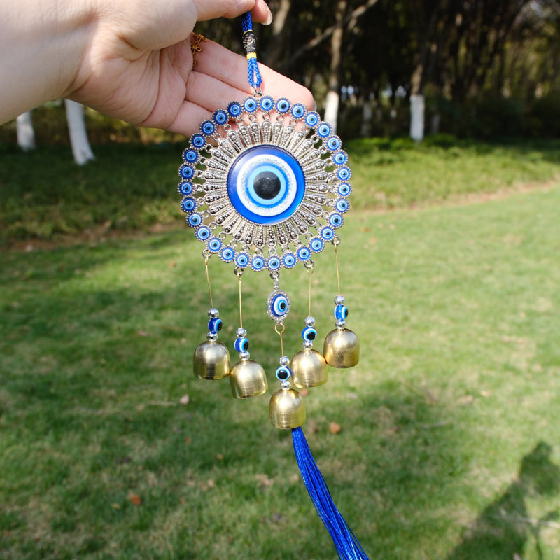🔮 50% OFF! ✨ Nazar Amulet Wind Chime – Authentic Protection, Soothing Bells & Spiritual Symbolism for Home or Gift 🌬️