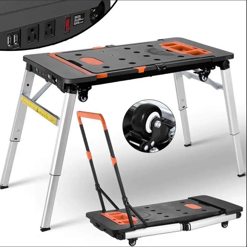 7-in-1 Multifunctional Folding Work Table for Garage