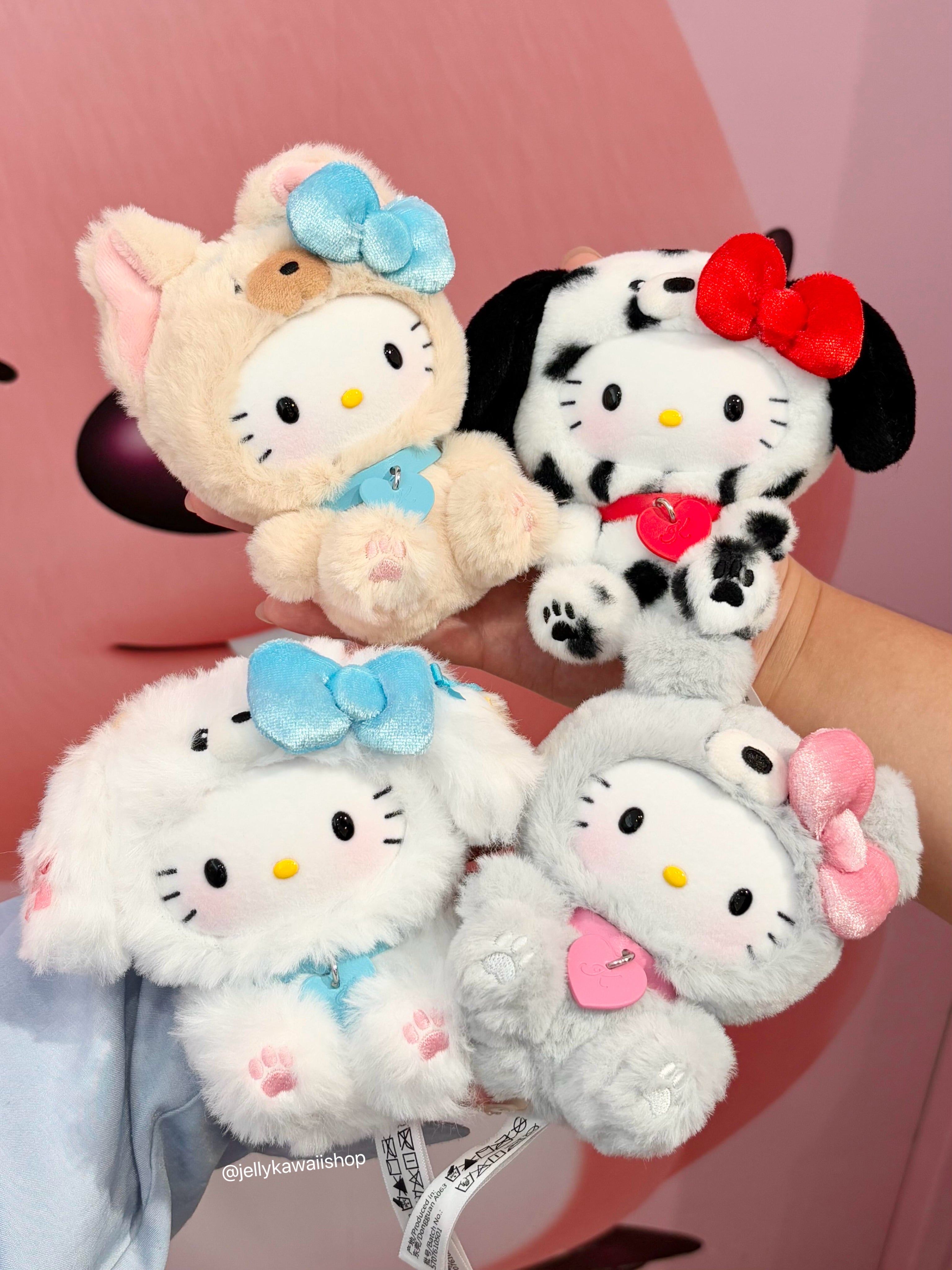 Hello Kitty Puppy Party Series Plush Keychain Blind Box