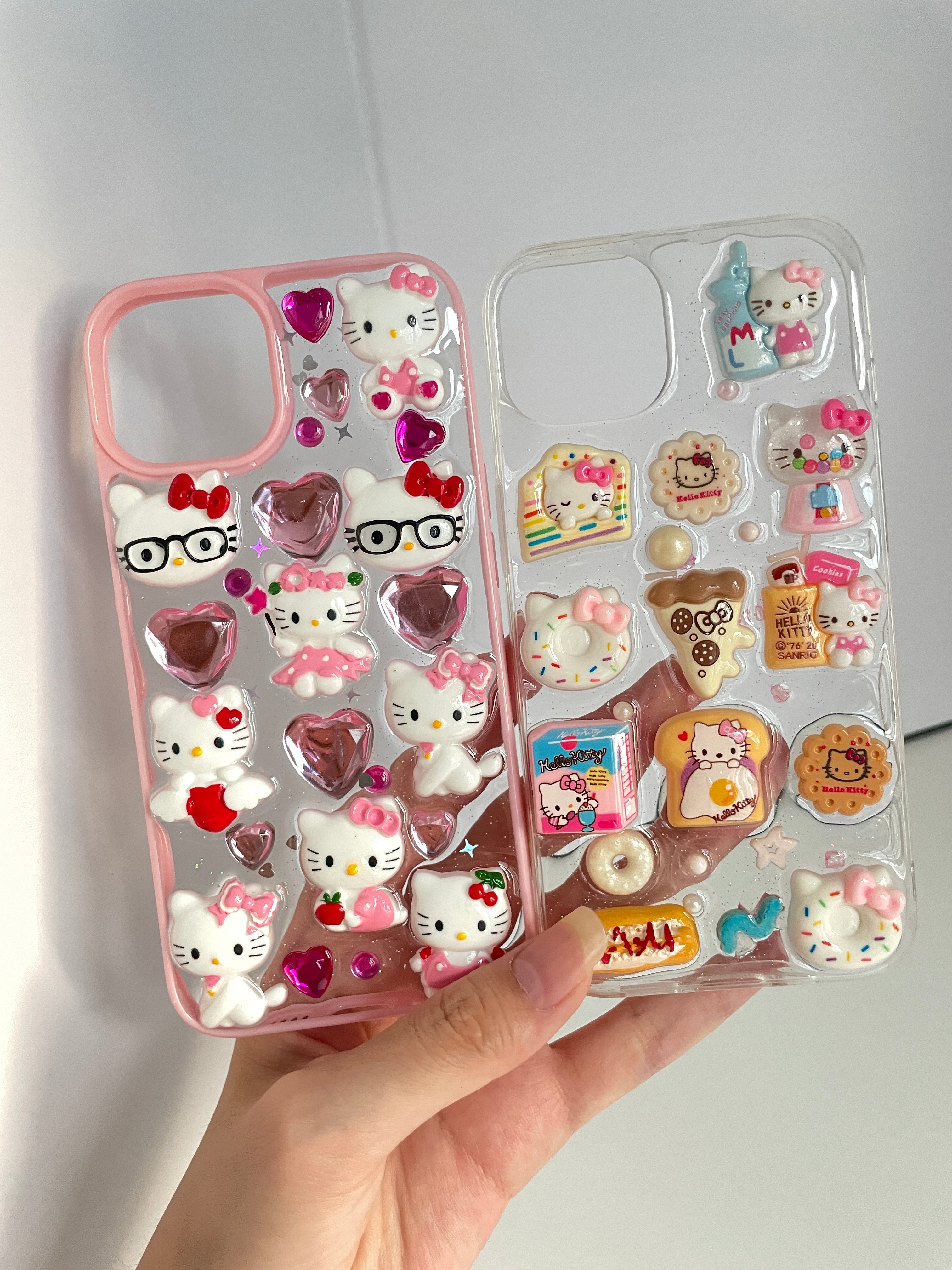Hellokitty Stickers Soft Phone Case