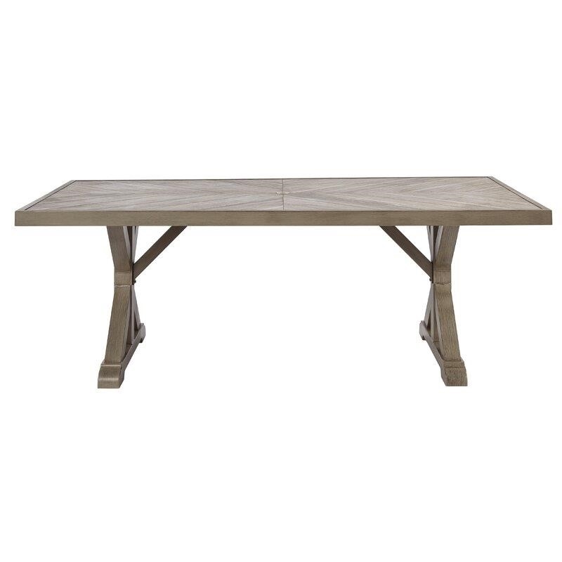 Pederson Rectangular 8 - Person 84'' Long Bar Height Dining Set with Cushions