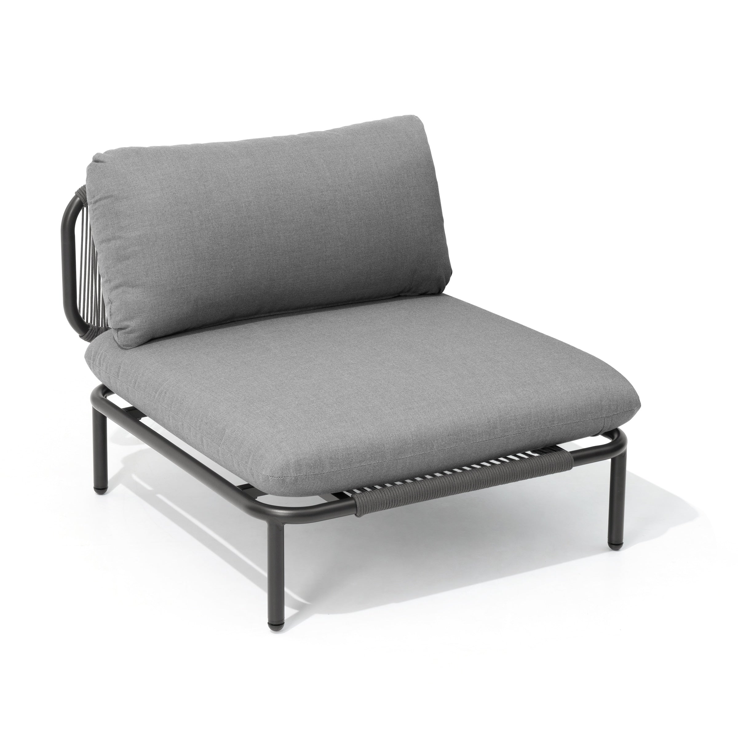 Outdoor Cushioned Sectional Sofa Chat Set Patio Furniture Conversation Set, Free Combination