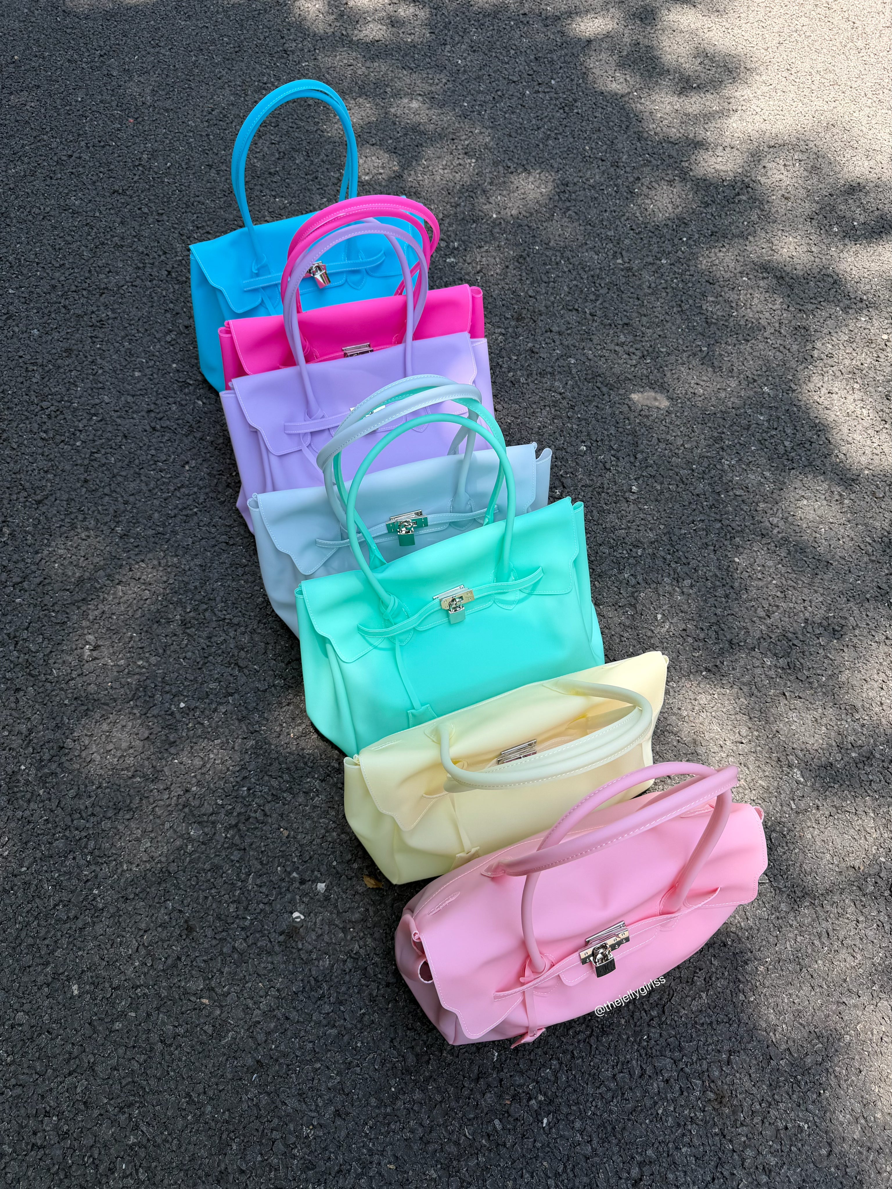 Girly Jelly Tote Shoulder Bag
