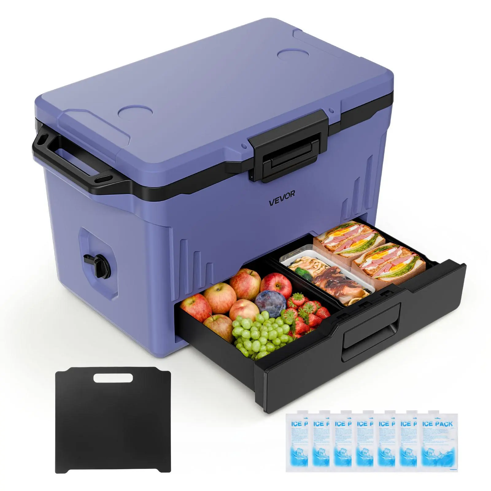 50QT Portable Hard Cooler for Camping