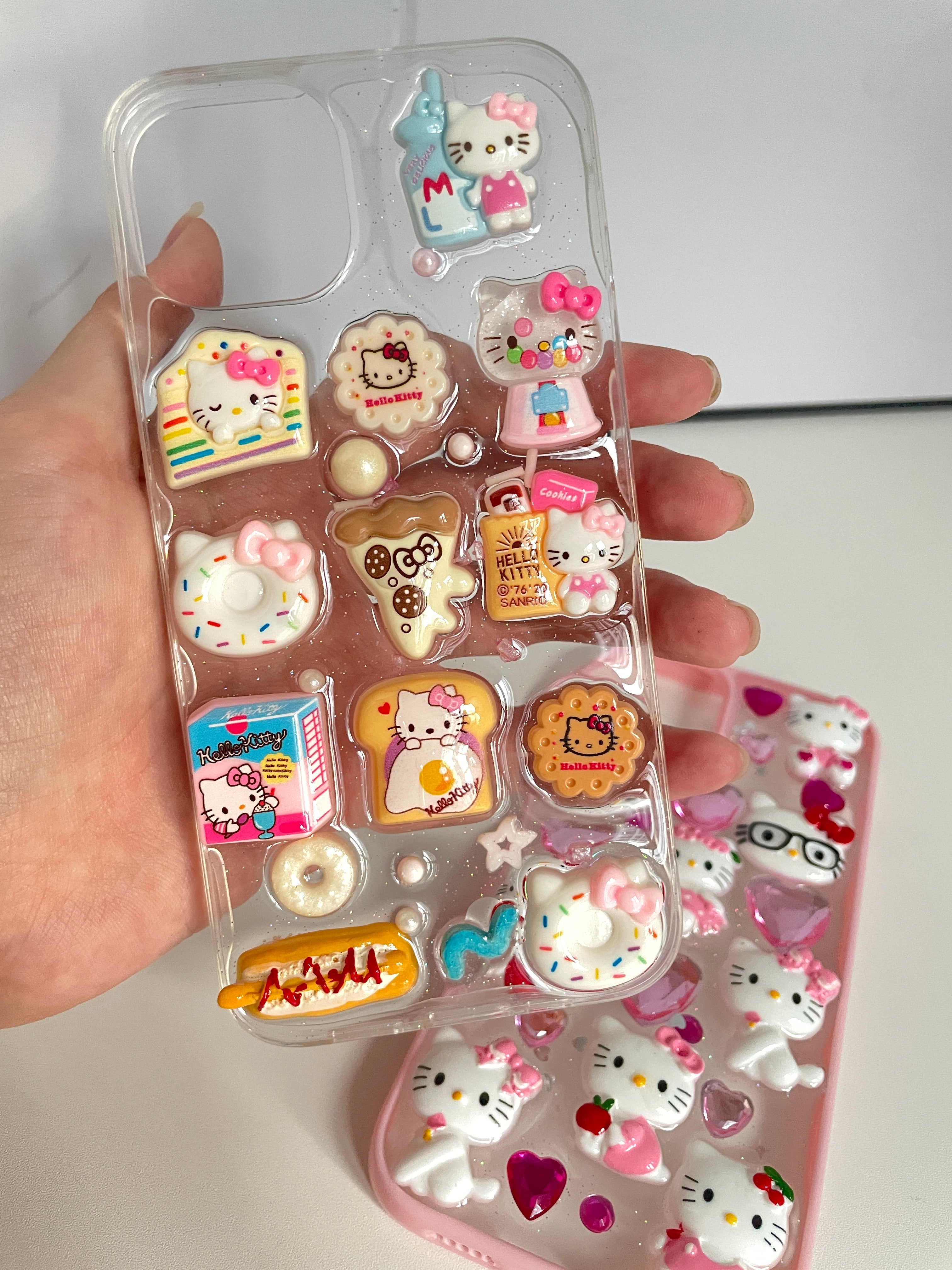 Hellokitty Stickers Soft Phone Case
