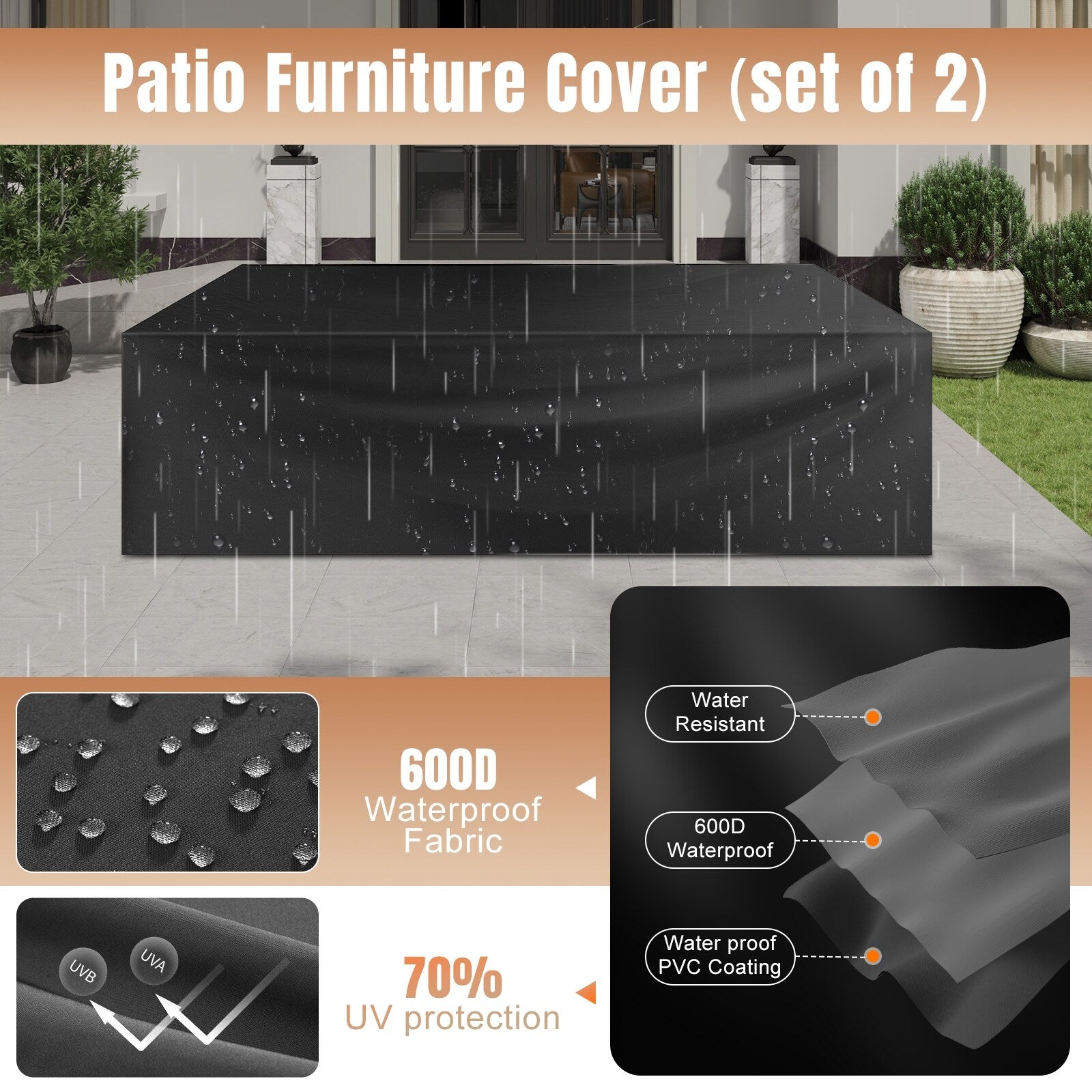 Patio Furniture Set , Outdoor Sectional Sofa Set