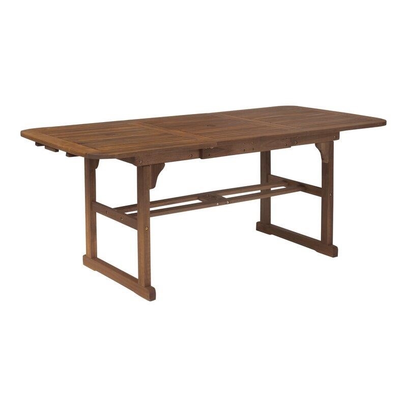 Diboll Rectangular 6 - Person 55'' Long Dining Set with Cushions